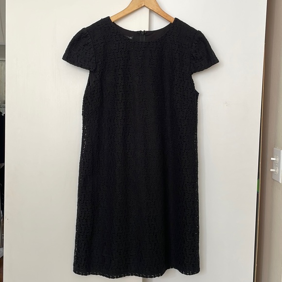 Black Suzi Chin Short-Sleeve Dress - Picture 4 of 7